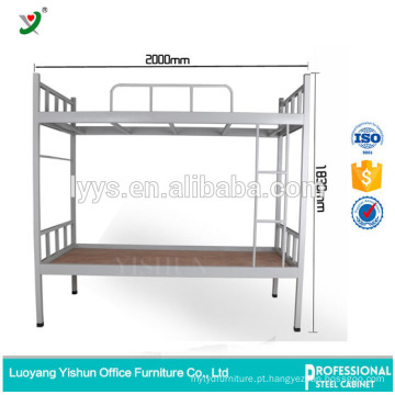 mais recente cama de aço design cama de beliche de metal duplo